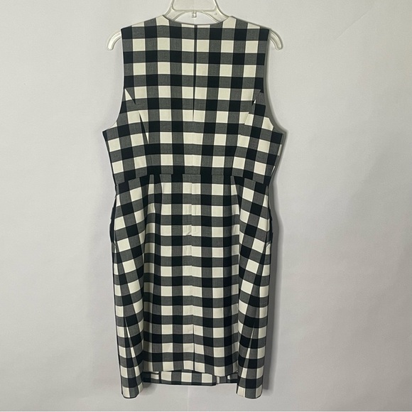 🎊Host Pick 9/27!🎊 1901 Checkered Pinafore plaid dress women’s Size 14 preppy - Picture 9 of 13